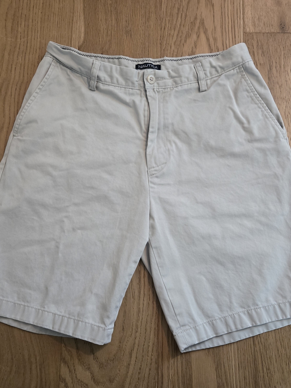 Nautica Men's Light Khaki Chino Shorts